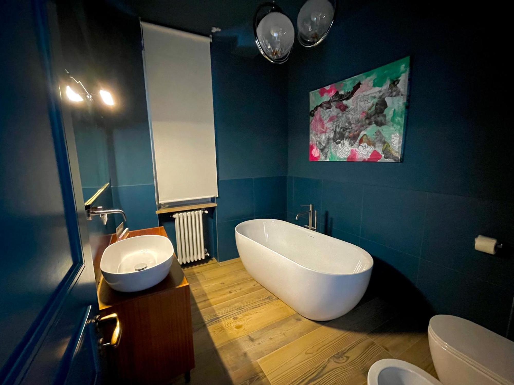 149 Borgo Ticino Suite Attico Di Lusso Con Terrazzo E Parking Privato Pavia Bagian luar foto